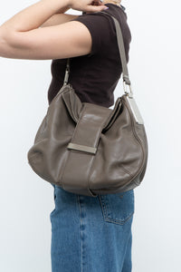 Vintage x BANANA REPUBLIC Grey Soft Leather Purse