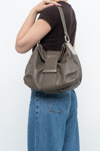 Vintage x BANANA REPUBLIC Grey Soft Leather Purse