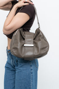 Vintage x BANANA REPUBLIC Grey Soft Leather Purse