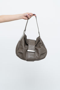 Vintage x BANANA REPUBLIC Grey Soft Leather Purse