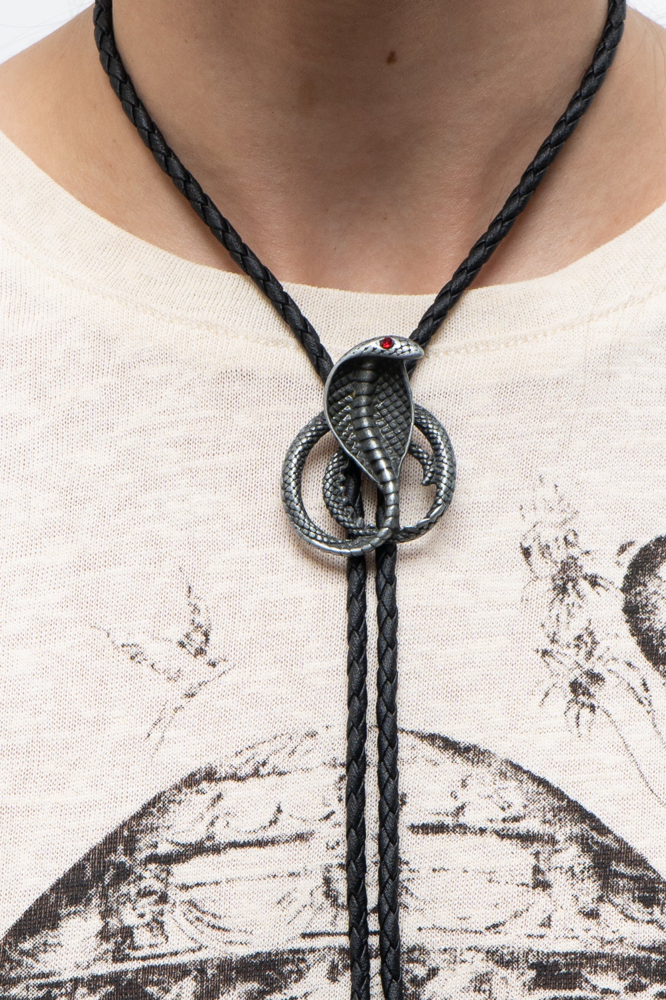 Vintage x Snake Leather Bolo