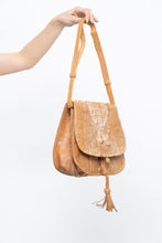 Load image into Gallery viewer, Vintage x 80S Genuine Croc Faded Leather Crossbody