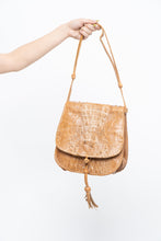 Load image into Gallery viewer, Vintage x 80S Genuine Croc Faded Leather Crossbody