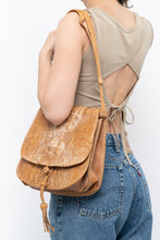 Load image into Gallery viewer, Vintage x 80S Genuine Croc Faded Leather Crossbody