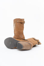Load image into Gallery viewer, Modern x MOJO MOXY Brown Eagle Faux Leather Embroidered Cowboy Boot (8-9W)