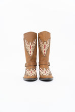 Load image into Gallery viewer, Modern x MOJO MOXY Brown Eagle Faux Leather Embroidered Cowboy Boot (8-9W)