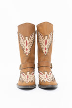 Load image into Gallery viewer, Modern x MOJO MOXY Brown Eagle Faux Leather Embroidered Cowboy Boot (8-9W)