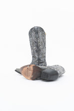 Load image into Gallery viewer, Vintage x CORRAL Grey Studded Leather Cowboy Boot (5-6W)