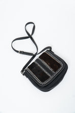 Load image into Gallery viewer, TRINITY RANCH x Black Pebble Leather Pony Hair Crossbody