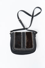 Load image into Gallery viewer, TRINITY RANCH x Black Pebble Leather Pony Hair Crossbody