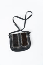 Load image into Gallery viewer, TRINITY RANCH x Black Pebble Leather Pony Hair Crossbody