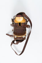 Load image into Gallery viewer, Vintage x Brown Leather Embossed Saddle Purse