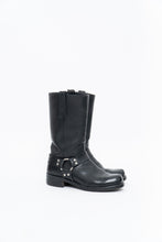 Load image into Gallery viewer, FRYE x Black Leather Harness Boot (8.5M, 9.5W)