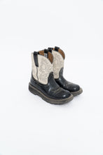 Load image into Gallery viewer, Vintage x ARIAT Fat Baby Black, White Leather Cowboy Boot (7.5W)
