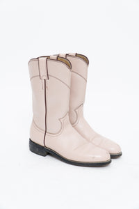 Vintage x DIAMOND J Pale Pink Cowboy Boot (5W)