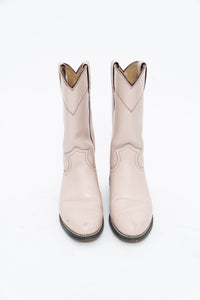 Vintage x DIAMOND J Pale Pink Cowboy Boot (5W)