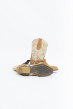 Load image into Gallery viewer, Vintage x Tan Floral Chain Deadstock Cowboy Boot (6.5W)