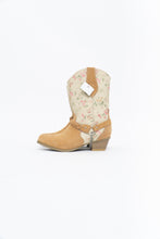 Load image into Gallery viewer, Vintage x Tan Floral Chain Deadstock Cowboy Boot (6.5W)