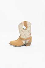 Load image into Gallery viewer, Vintage x Tan Floral Chain Deadstock Cowboy Boot (6.5W)