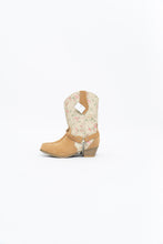 Load image into Gallery viewer, Vintage x Tan Floral Chain Deadstock Cowboy Boot (6.5W)