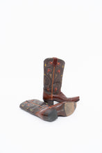 Load image into Gallery viewer, Vintage x FRYE Floral Embroidered Leather Cowboy Boot (6-6.5W)