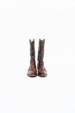 Load image into Gallery viewer, Vintage x FRYE Floral Embroidered Leather Cowboy Boot (6-6.5W)