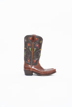 Load image into Gallery viewer, Vintage x FRYE Floral Embroidered Leather Cowboy Boot (6-6.5W)