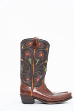 Load image into Gallery viewer, Vintage x FRYE Floral Embroidered Leather Cowboy Boot (6-6.5W)