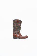 Load image into Gallery viewer, Vintage x FRYE Floral Embroidered Leather Cowboy Boot (6-6.5W)
