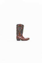 Load image into Gallery viewer, Vintage x FRYE Floral Embroidered Leather Cowboy Boot (6-6.5W)