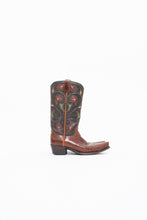 Load image into Gallery viewer, Vintage x FRYE Floral Embroidered Leather Cowboy Boot (6-6.5W)