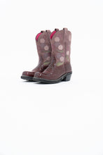 Load image into Gallery viewer, ARIAT x Purple Leather, Suede Floral Cowboy Boot (9W)