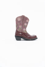 Load image into Gallery viewer, ARIAT x Purple Leather, Suede Floral Cowboy Boot (9W)