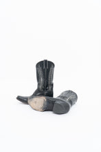 Load image into Gallery viewer, Vintage x FRYE Black, Silver Embroidered Cowboy Boot (8.5-9.5W)