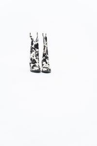 DINGO x Cow Print Pony Hair Western Boots (6.5W)