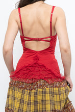 Load image into Gallery viewer, Modern x LA SENZA Red Mesh Lingerie Top (XS, S)