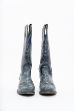 Load image into Gallery viewer, Vintage x Blue Butterfly Embroidered Cowboy Boots (5-6W)