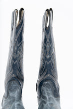 Load image into Gallery viewer, Vintage x Blue Butterfly Embroidered Cowboy Boots (5-6W)