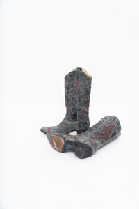 Vintage x CORRAL Lightning Leather Cowboy Boot (6-7W)