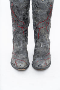 Vintage x CORRAL Lightning Leather Cowboy Boot (6-7W)