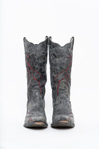 Vintage x CORRAL Lightning Leather Cowboy Boot (6-7W)