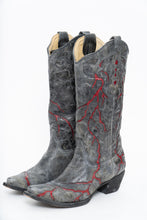 Load image into Gallery viewer, Vintage x CORRAL Lightning Leather Cowboy Boot (6-7W)