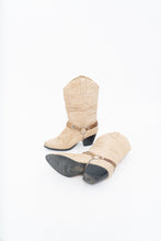 Load image into Gallery viewer, Vintage x DINGO Beige Belted Leather Cowboy Boot (6-7W)