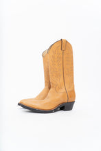 Load image into Gallery viewer, Vintage x JUSTIN x Deadstock Tan Embroidered Leather Cowboy Boot (8.5M, 10W)
