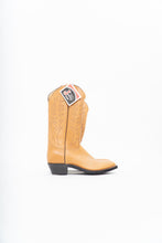 Load image into Gallery viewer, Vintage x JUSTIN x Deadstock Tan Embroidered Leather Cowboy Boot (8.5M, 10W)