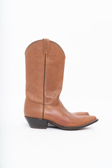 Vintage x NEVADA Tan Butter Leather Cowboy Boot (10M, 11W)