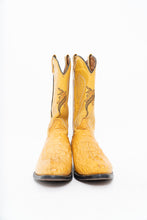 Load image into Gallery viewer, Vintage x VAQEURO Yellow Genuine Croc Cowboy Boot (9M, 10-10.5W)