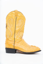 Load image into Gallery viewer, Vintage x VAQEURO Yellow Genuine Croc Cowboy Boot (9M, 10-10.5W)