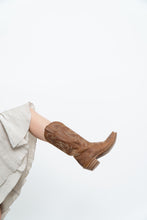 Load image into Gallery viewer, Vintage x DURANGO x Faded Brown Leather Cowboy Boot (6.5, 7)