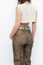Load image into Gallery viewer, REVICE x Faded Brown Star Stretch Denim (S)